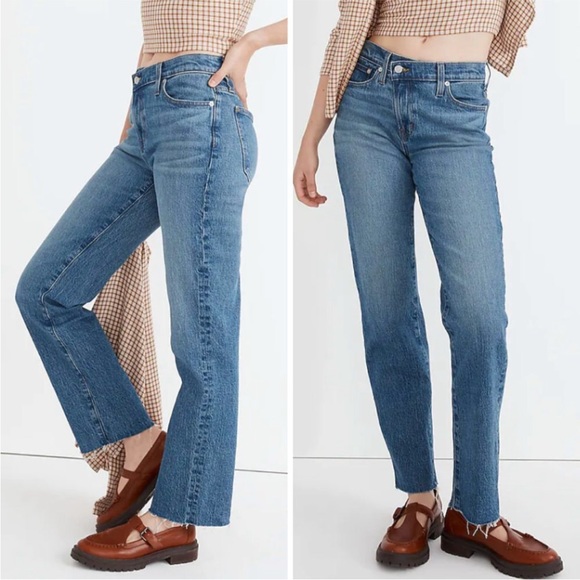 Madewell Denim - Madewell the Mid-Rise Perfect Vintage Jeans Criss Cross Edition 28
